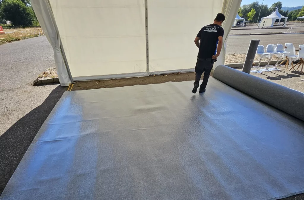 Feria del Automóvil de Toledo – Instalación de carpas