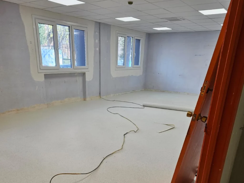 Escuela infantil – Instalación de pavimento PVC en Madrid