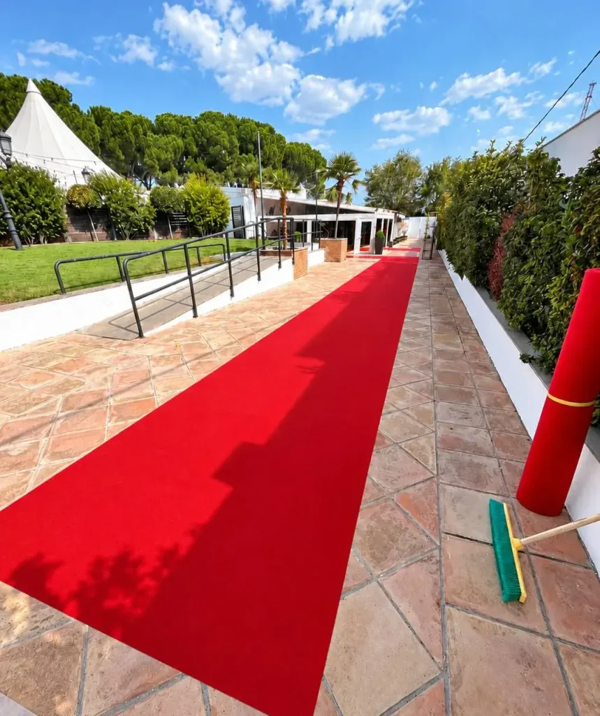 Instalación de moqueta ferial